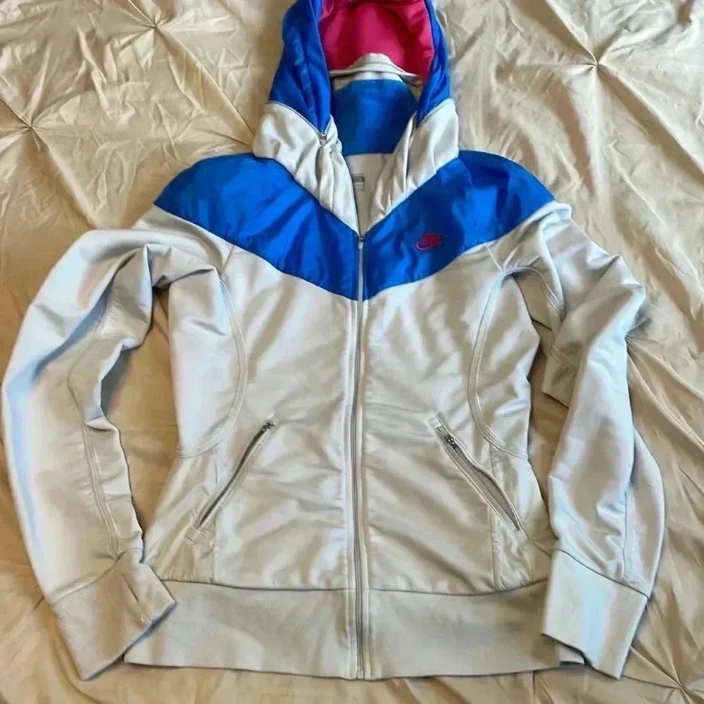 Nike dry fit fitted zip up